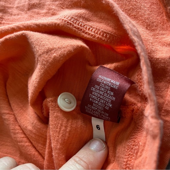 Arizona Jean Men’s Orange Short Sleeve T-Shirt Size 6 / Medium - Picture 6 of 8